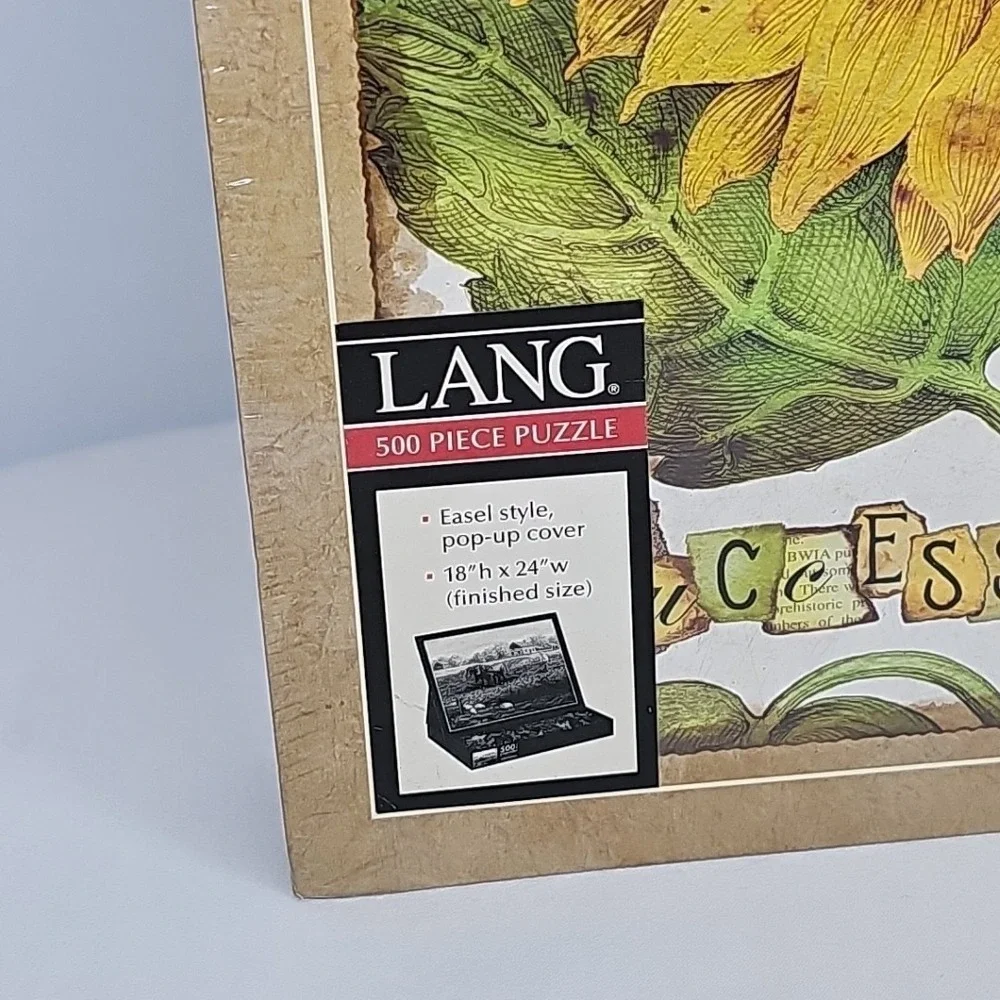 Lang Success Jigsaw Puzzle 500 Piece Sunflower Tim Coffey Art Sealed 18